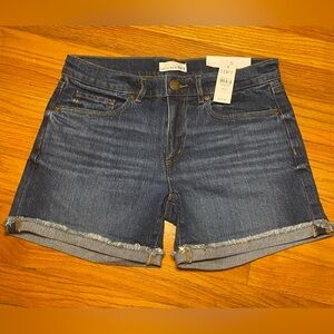 LOFT denim jean shorts 2/26 NWT